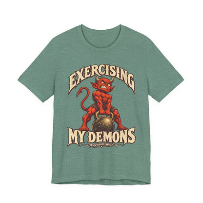 Exercising My Demons — Halloween Unisex Tee | Ascensum Wear
