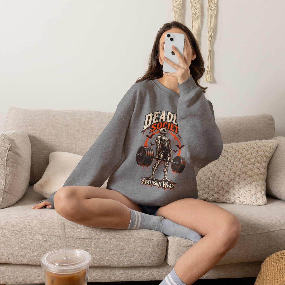Deadlift Society — Fitness Halloween Unisex Crewneck | Ascensum Wear