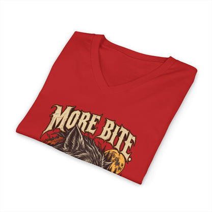 More Bite Less Bark — Halloween Unisex V Neck | Ascensum Wear