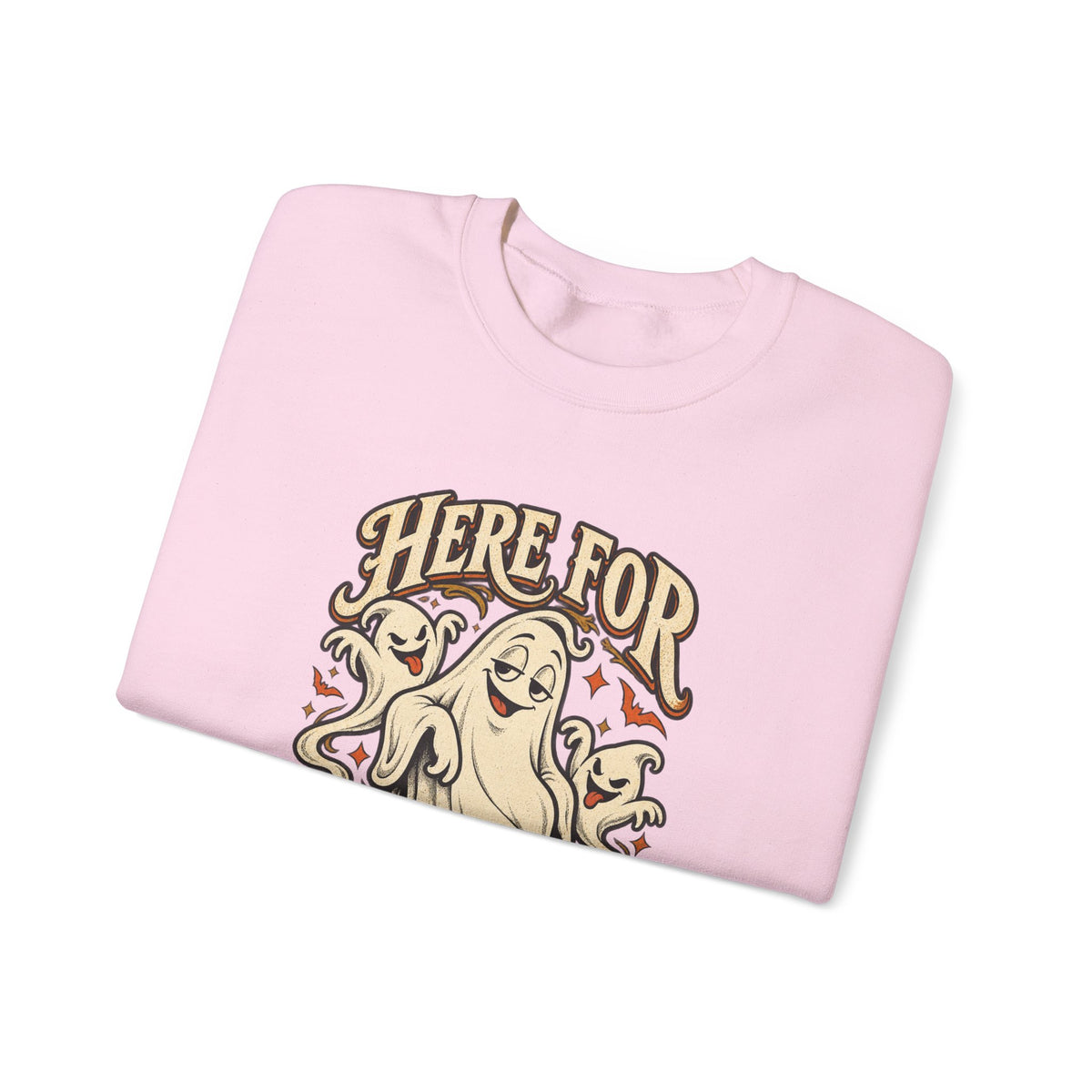 Here for the Boos — Vintage Ghost Trio Unisex Crewneck | Ascensum Wear