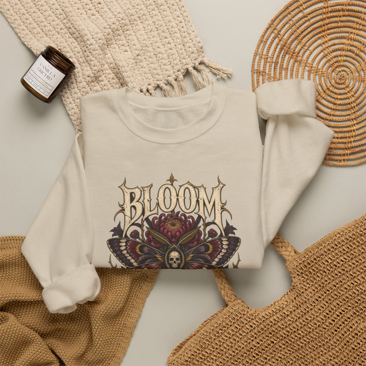 Bloom After Dark — Halloween Unisex Crewneck | Ascensum Wear