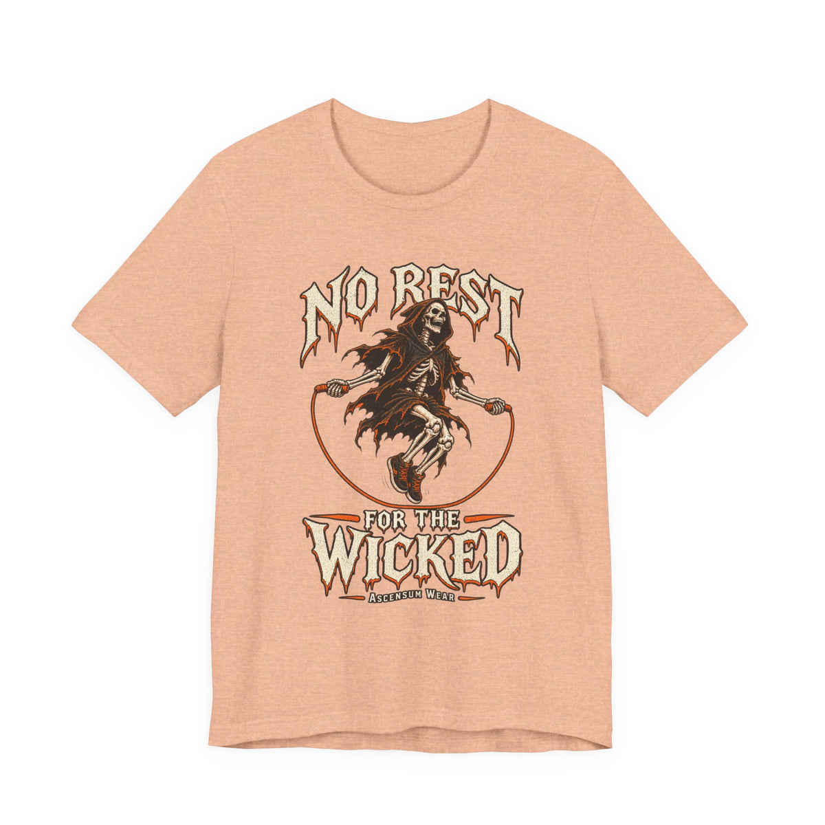 No Rest for the Wicked — Halloween Unisex Tee | Ascensum Wear