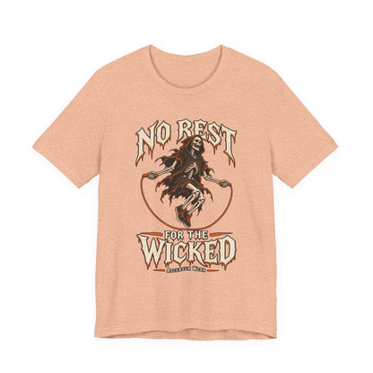 No Rest for the Wicked — Halloween Unisex Tee | Ascensum Wear
