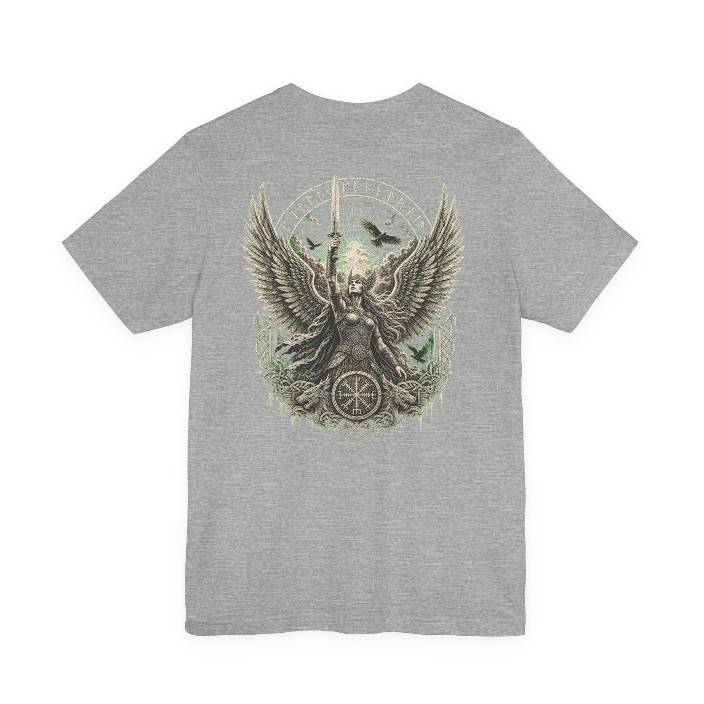 Valkyrie — Norse Back Print T-Shirt | Ascensum Wear