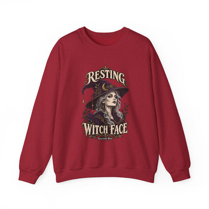 Resting Witch Face — Halloween Unisex Crewneck | Ascensum Wear