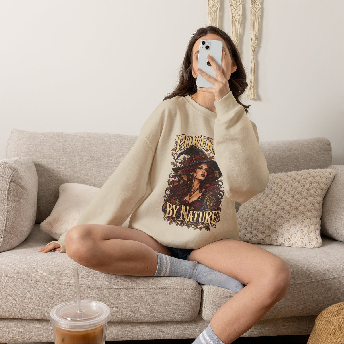 Powered By Nature — Halloween Unisex Crewneck | Ascensum Wear