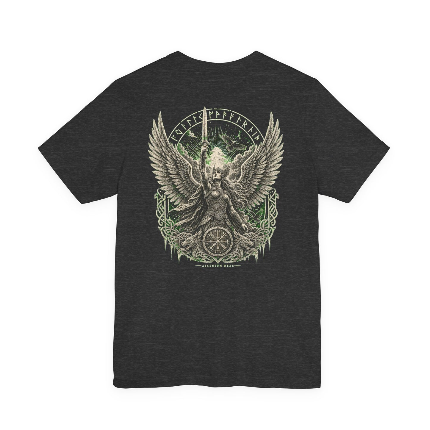 Valkyrie — Norse Back Print T-Shirt | Ascensum Wear