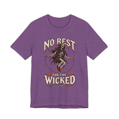 No Rest for the Wicked — Halloween Unisex Tee | Ascensum Wear