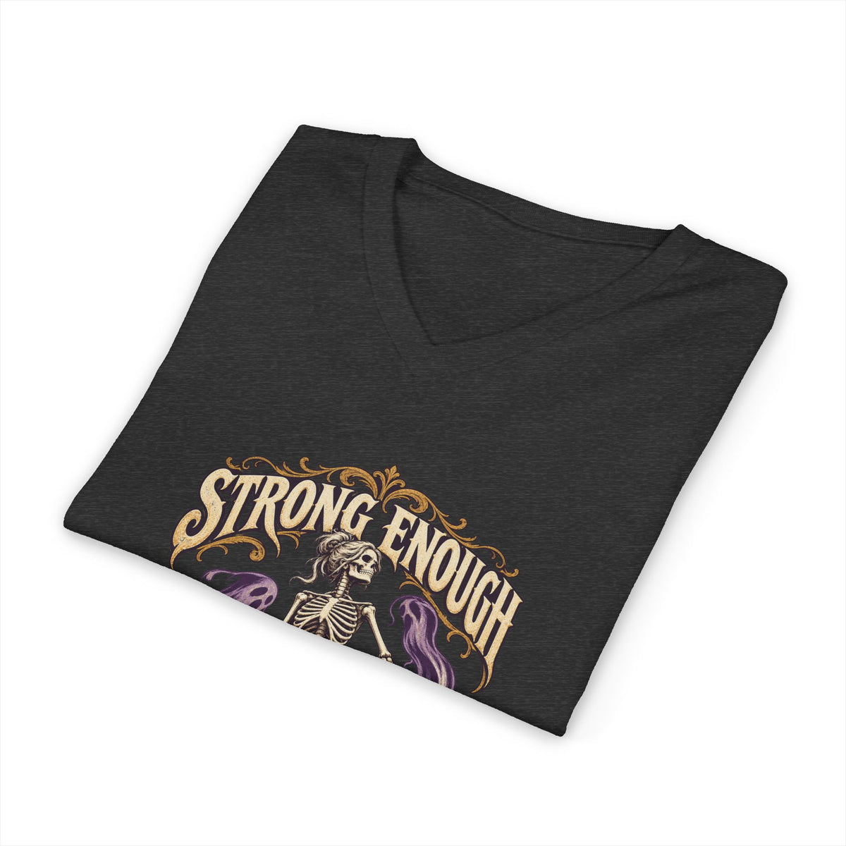 Strong Enough to Haunt You — Halloween Unisex V Neck | Ascensum Wear