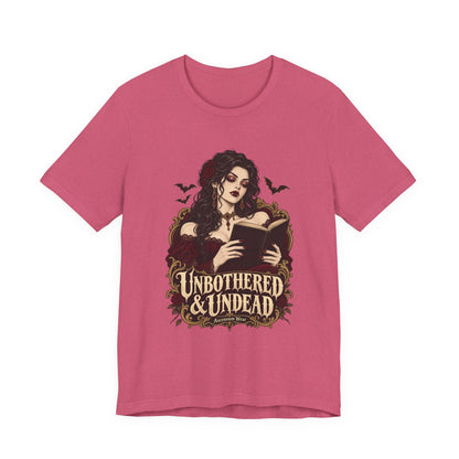 Unbothered & Undead — Women's Gothic Halloween Tee | Ascensum Wear