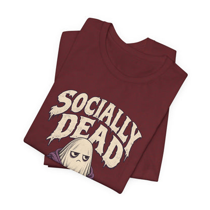 Socially Dead — Halloween Unisex Tee | Ascensum Wear