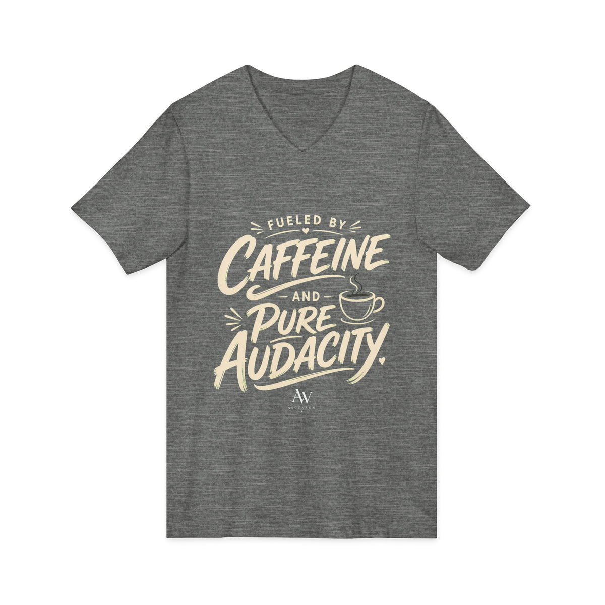 Fueled by Caffeine and Pure Audacity | Women's Empowerment  V Neck