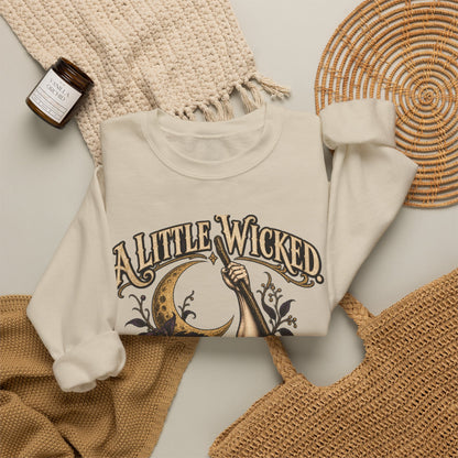 A Little Wicked A Lot Stronger — Halloween Unisex Crewneck Sweatshirt | Ascensum Wear