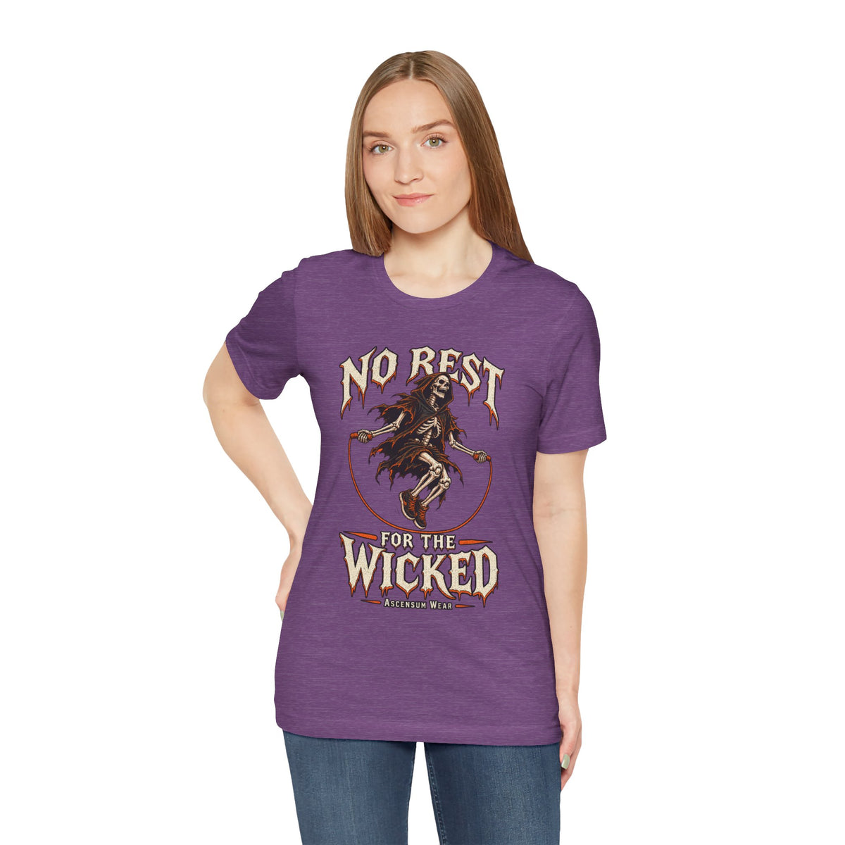 No Rest for the Wicked — Halloween Unisex Tee | Ascensum Wear