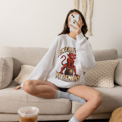 Exercising My Demons — Halloween Unisex Crewneck | Ascensum Wear