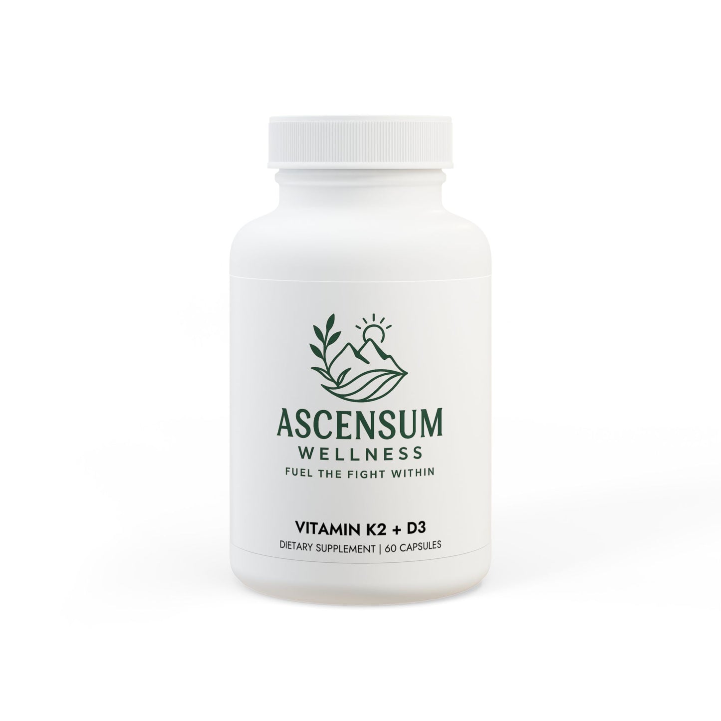 Vitamin K2 + D3 Supplement (60 Capsules)