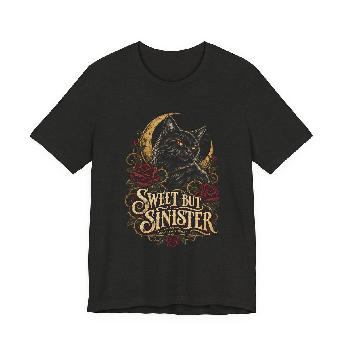 Sweet But Sinister — Black Cat Halloween Tee | Ascensum Wear