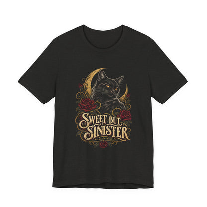 Sweet But Sinister — Black Cat Halloween Tee | Ascensum Wear