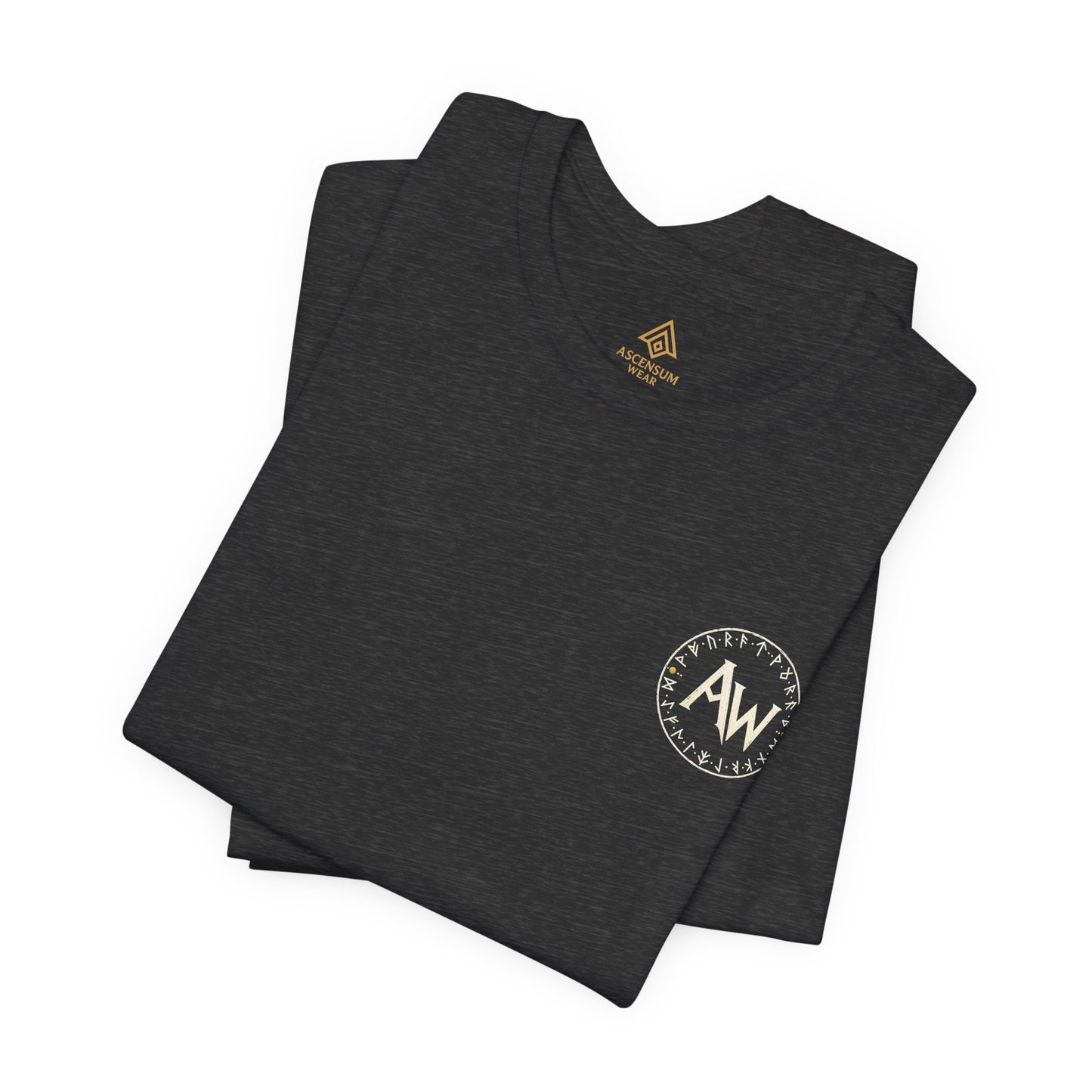 Runic Circle Seal — Norse Back Print T-Shirt | Ascensum Wear