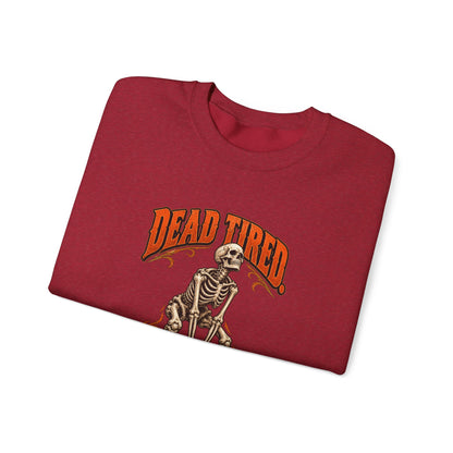 Dead Tired Still Lifting — Halloween Fitness Unisex Crewneck | Ascensum Wear