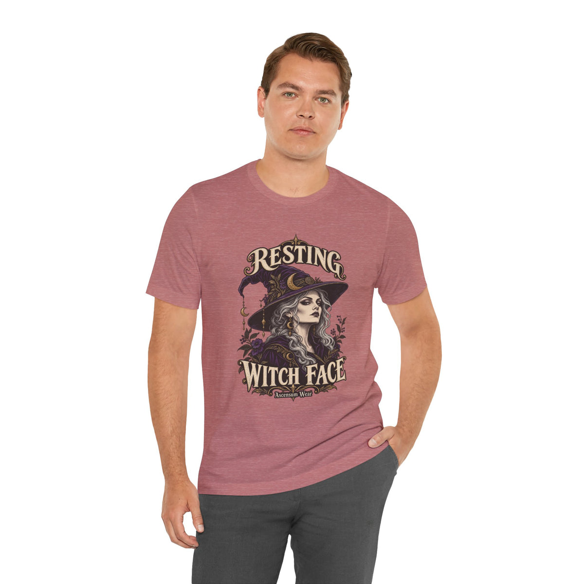 Resting Witch Face — Halloween Unisex Tee | Ascensum Wear