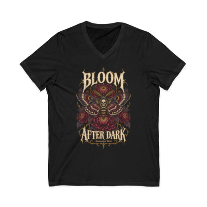 Bloom After Dark — Halloween Unisex V Neck | Ascensum Wear