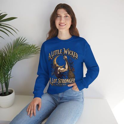 A Little Wicked A Lot Stronger — Halloween Unisex Crewneck Sweatshirt | Ascensum Wear