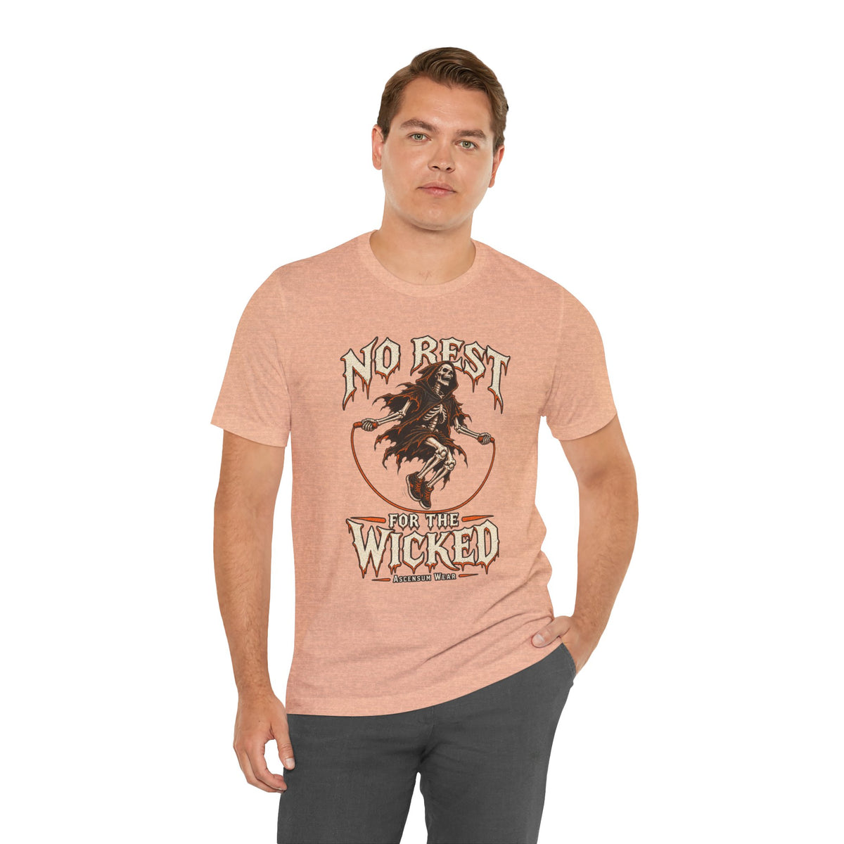 No Rest for the Wicked — Halloween Unisex Tee | Ascensum Wear