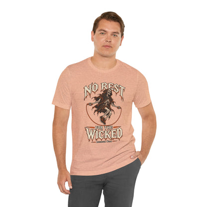 No Rest for the Wicked — Halloween Unisex Tee | Ascensum Wear