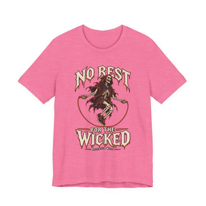 No Rest for the Wicked — Halloween Unisex Tee | Ascensum Wear