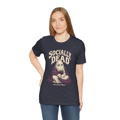 Socially Dead — Halloween Unisex Tee | Ascensum Wear