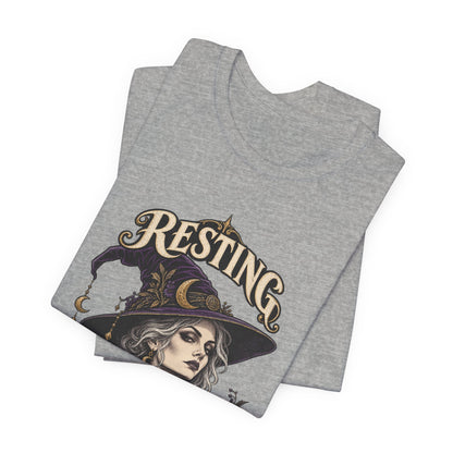 Resting Witch Face — Halloween Unisex Tee | Ascensum Wear