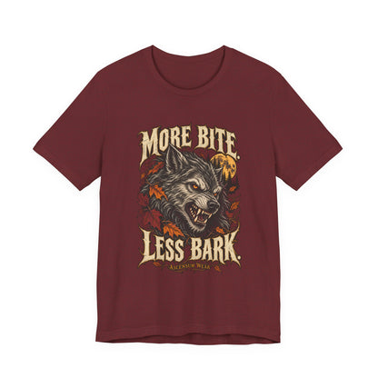 More Bite Less Bark — Halloween Unisex Tee | Ascensum Wear