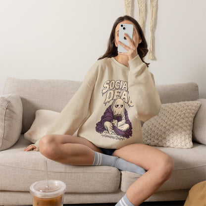 Socially Dead — Halloween Unisex Crewneck | Ascensum Wear