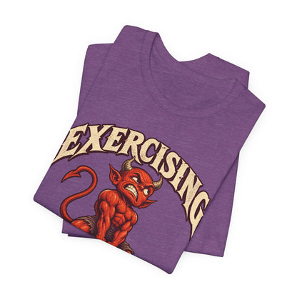 Exercising My Demons — Halloween Unisex Tee | Ascensum Wear