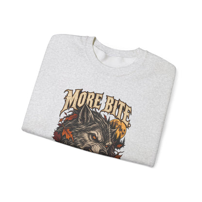 More Bite Less Bark — Halloween Unisex Crewneck | Ascensum Wear