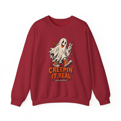 Creepin' It Real — Halloween Unisex Crewneck | Ascensum Wear