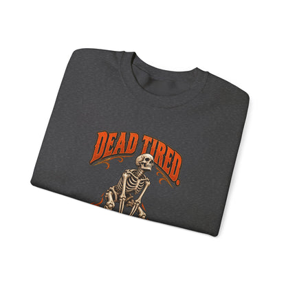 Dead Tired Still Lifting — Halloween Fitness Unisex Crewneck | Ascensum Wear