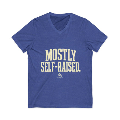Mostly Self-Raised | Women's Empowerment V-Neck Tee