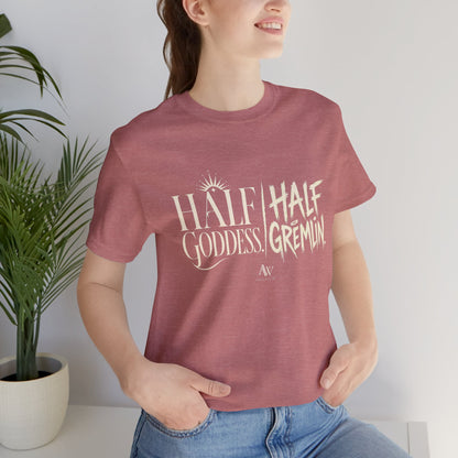 Half Goddess, Half Gremlin — Women's Empowerment Tee | Ascensum Wear