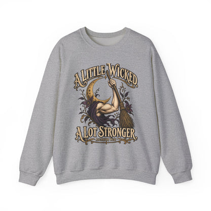 A Little Wicked A Lot Stronger — Halloween Unisex Crewneck Sweatshirt | Ascensum Wear
