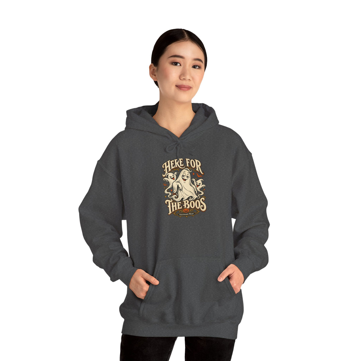 Here for the Boos — Vintage Ghost Trio Unisex Tee | Ascensum Wear