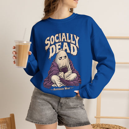 Socially Dead — Halloween Unisex Crewneck | Ascensum Wear