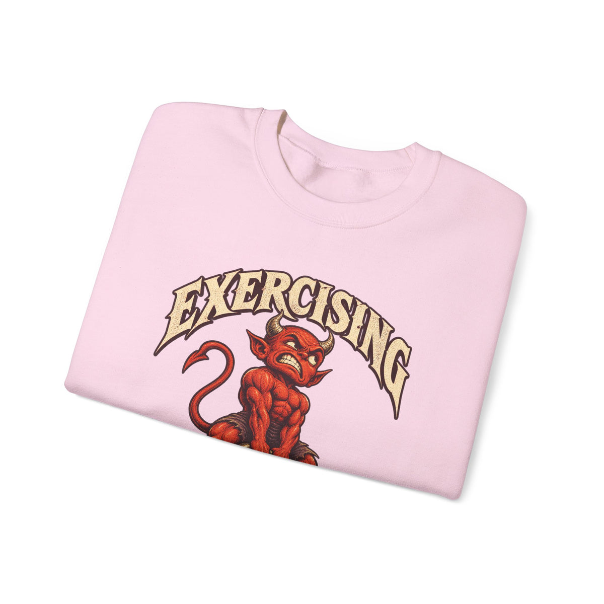 Exercising My Demons — Halloween Unisex Crewneck | Ascensum Wear