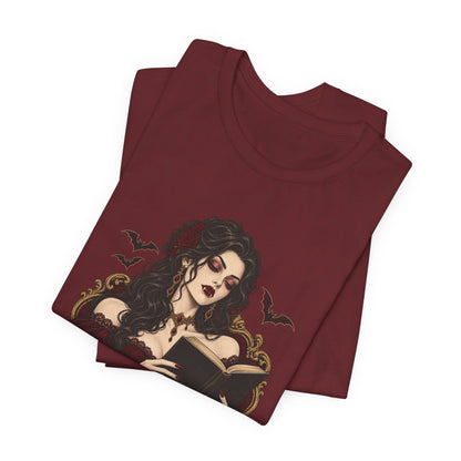 Unbothered & Undead — Women's Gothic Halloween Tee | Ascensum Wear