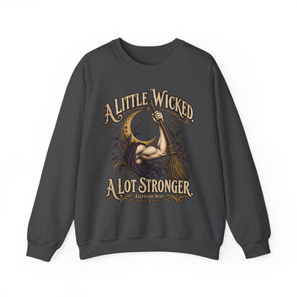 A Little Wicked A Lot Stronger — Halloween Unisex Crewneck Sweatshirt | Ascensum Wear
