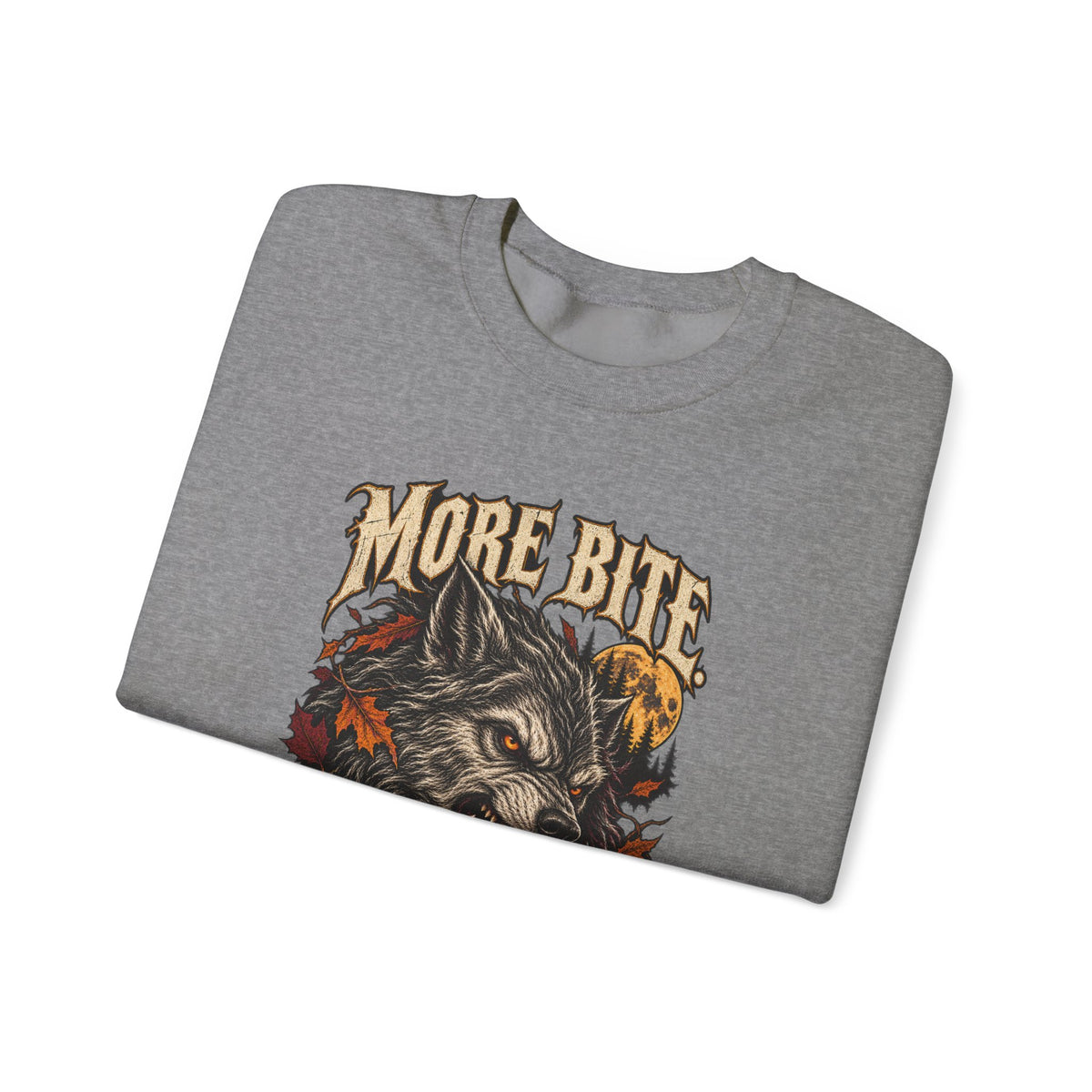 More Bite Less Bark — Halloween Unisex Crewneck | Ascensum Wear
