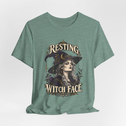 Resting Witch Face — Halloween Unisex Tee | Ascensum Wear