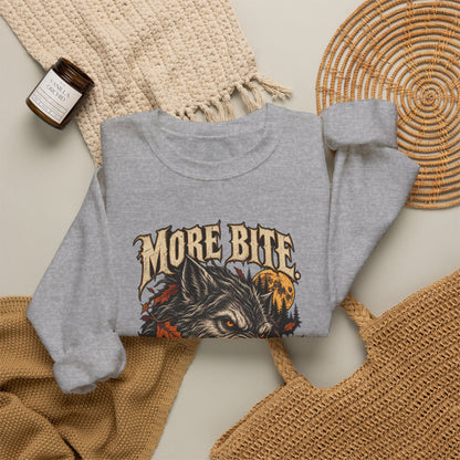 More Bite Less Bark — Halloween Unisex Crewneck | Ascensum Wear