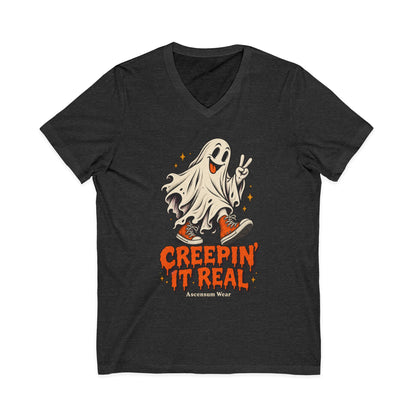 Creepin' It Real — Halloween Unisex V Neck | Ascensum Wear